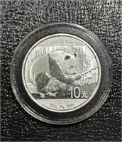 2016 China 30 Yuan 1 oz Silver Panda