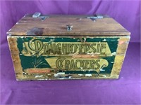 Old Advertising Box For Poughkeepsie Crackers