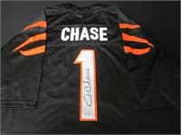 JaMarr Chase Signed Jersey FSG COA