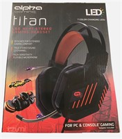 Alpha Gaming Titan LED HiFi Stereo Gaming Headset