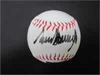 Donald Trump Signed Baseball Heritage COA