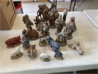 Ceramic nativity set (partially finished)