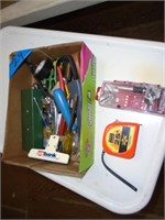 box of miscellaneous tools