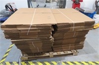 Pallet of Uline 18x16x10 Blank Boxes