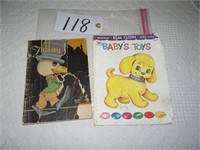 Vintage Childs Books - Flibbity Jibbet, cloth "Bab