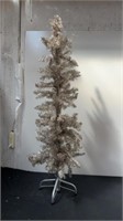 Metal Christmas tree and stand 48 inches tall