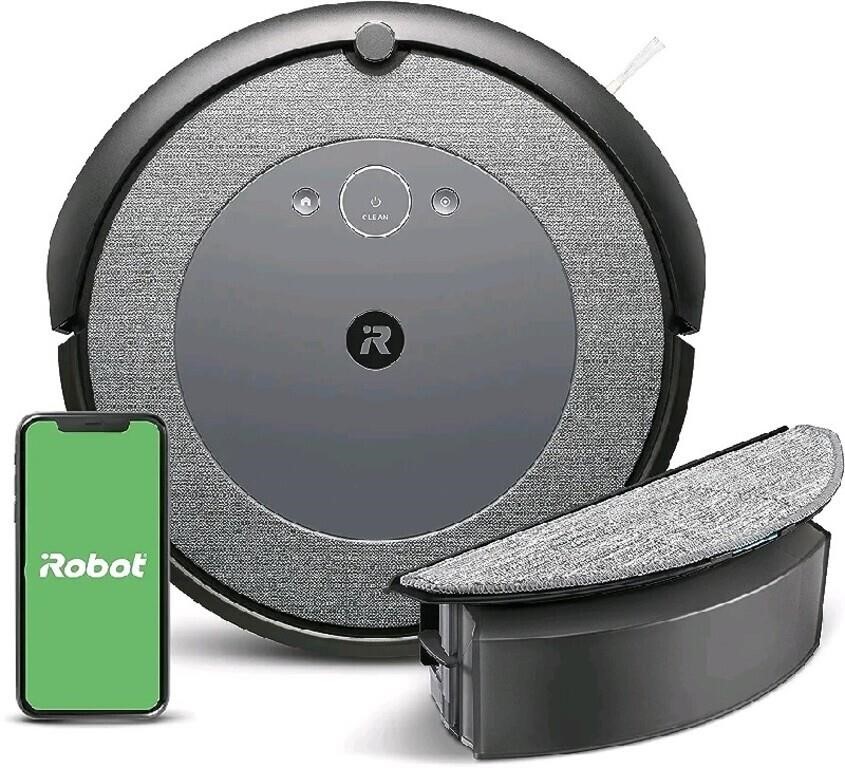 Like New iRobot Roomba Combo i5+ Robot Vacuum & Mo