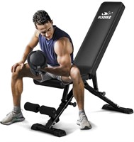 FLYBIRD Weight Bench, Adjustable Strength