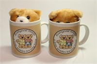 Pair of Vintage Bear in the Mug