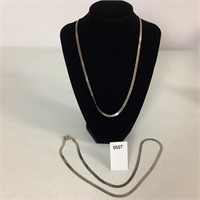 2 - NECKLACES W/MAGNETIC CLASPS