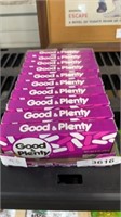 10 boxes of good and plenty