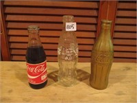 vintage coke bottles .