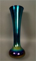 10” Tall Imperial Lead Lustre Bulbous Based Vase –