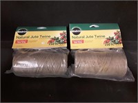 New Lot of 2 Miracle Gro Natural Jute Twine