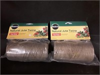 New Lot of 2 Miracle Gro Natural Jute Twine