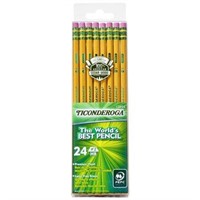 Ticonderoga Premium Wood Pencils  Unsharpened #2 L