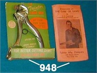 TAINTOR SAW SET #7 on original point-of-sale card