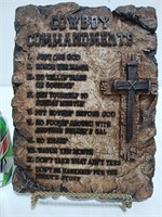 Cowboy Commandments Tablet