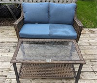 Hometrends Belmont Outdoor Love Seat/Table