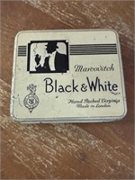 Vintage Marcovitch Black & White Tobacco Tin