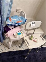 Shower Chairs & Misc.(Bathroom 2)