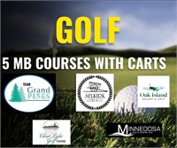 Golf 5 Premier Manitoba Golf Courses all w/carts