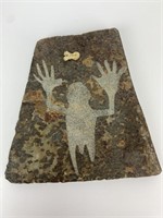 Slate Stone Hanging Petroglyph