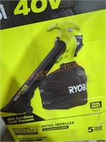 Ryobi 40v cordless leaf vacuum