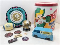 Vintage Advertising Tins, Toys and More