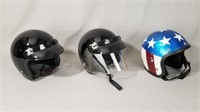 3 Motorcycle Helmets 2 are HD