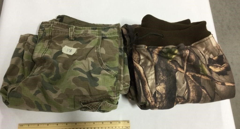 Camo Shorts & Sweats Sz 38 & XL
