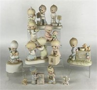 Assorted Precious Moments Figurines & Music Box