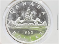 1962  Canadian Silver Dollar