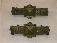 (28) Assorted Antique Brass Drawer Pulls