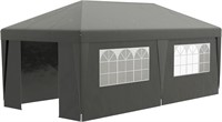 $209  Outsunny 10' x 19.5' Pop Up Canopy Tent with