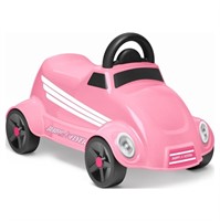B3272  Radio Flyer Race Car Ride-On, Pink