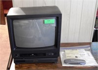 13" Memorex TV / VCR combo w/ remote and manual,