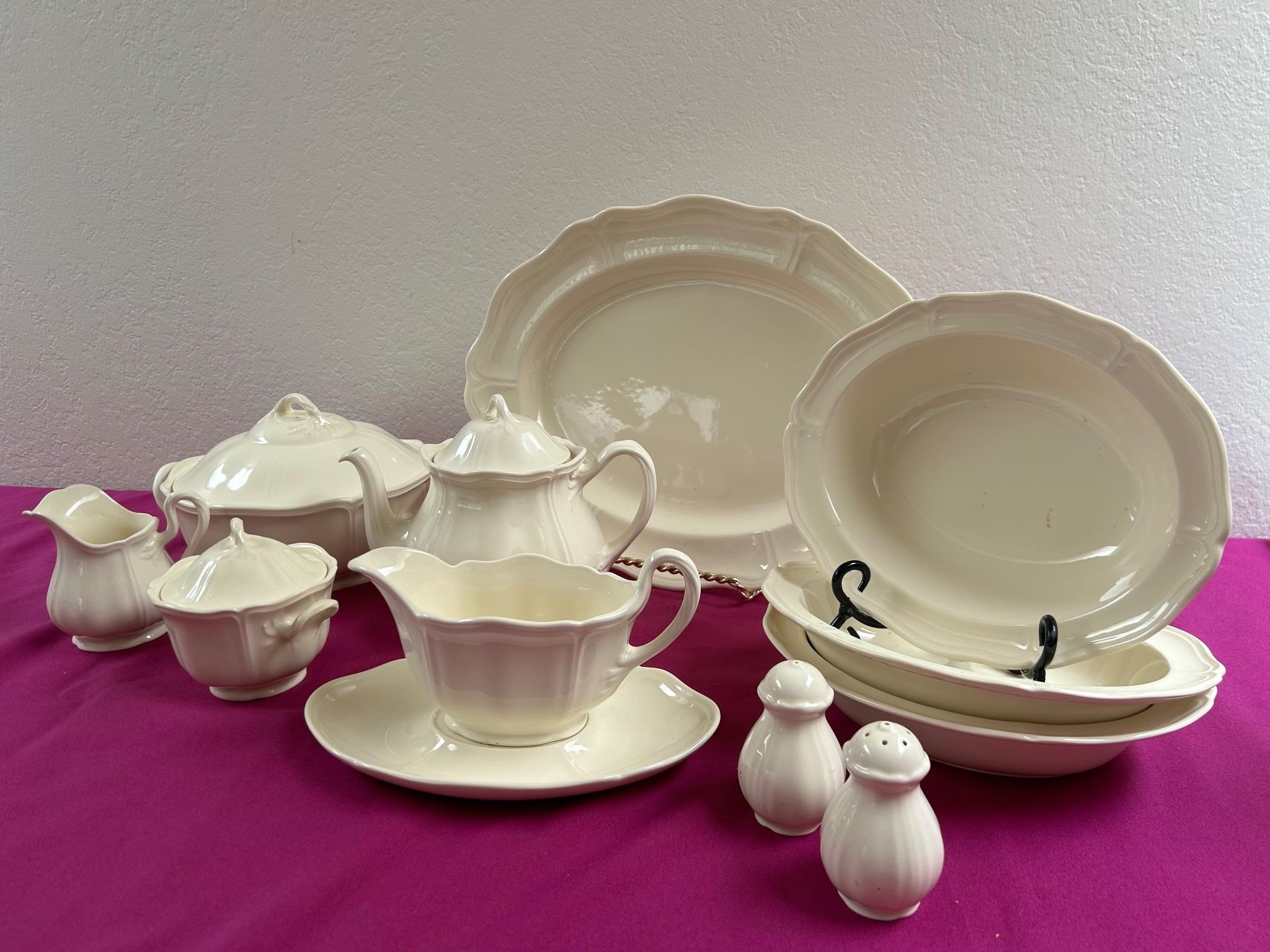 ‘Queens Plain’ by Wedgwood China Serving Pieces