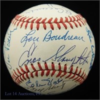 Major League Old Timers Signed Baseball