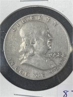 1958-D FRANKLIN HALF DOLLAR