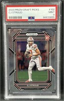 2023 Prizm Draft CJ Stroud Rookie PSA 9 MINT