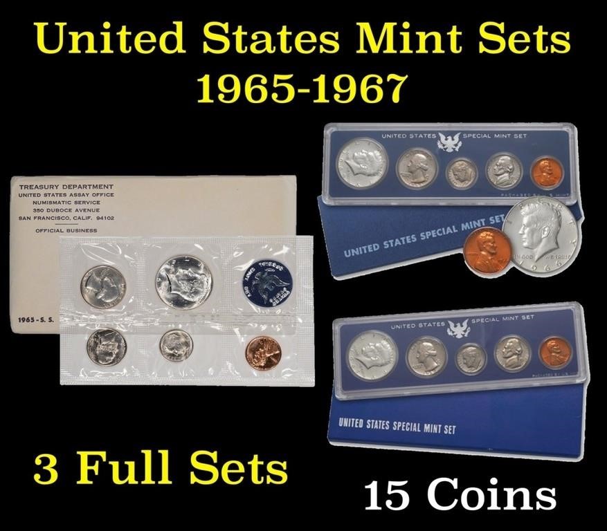 Group of 3 United States Special Mint Set in Origi
