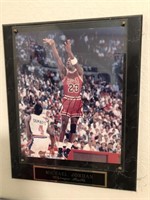 Signed Michael Jordan Photo / Plaque