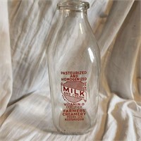 Farmers Creamery Keosauqua Iowa Milk Bottle