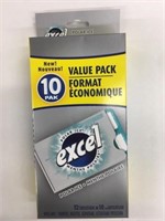 Excel 10 Pack Polar Ice Gum *Past BB 02 2020