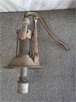 Antique brass well pump