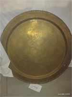 Metal Oriental Table Top 30" Diameter -no legs