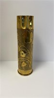 WWI GI Trench art dated 1917 (8cm M5) VERY NICE