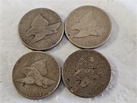 4 Flying Eagle Cents