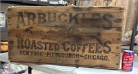 Arbuckle's Roasted Coffees Wooden Crate